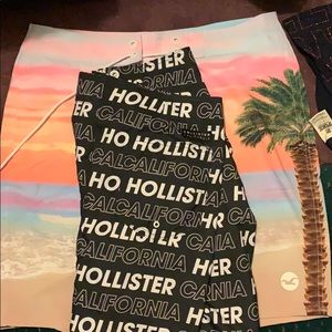 Two (2) pairs of Hollister swim trunks! Never worn
